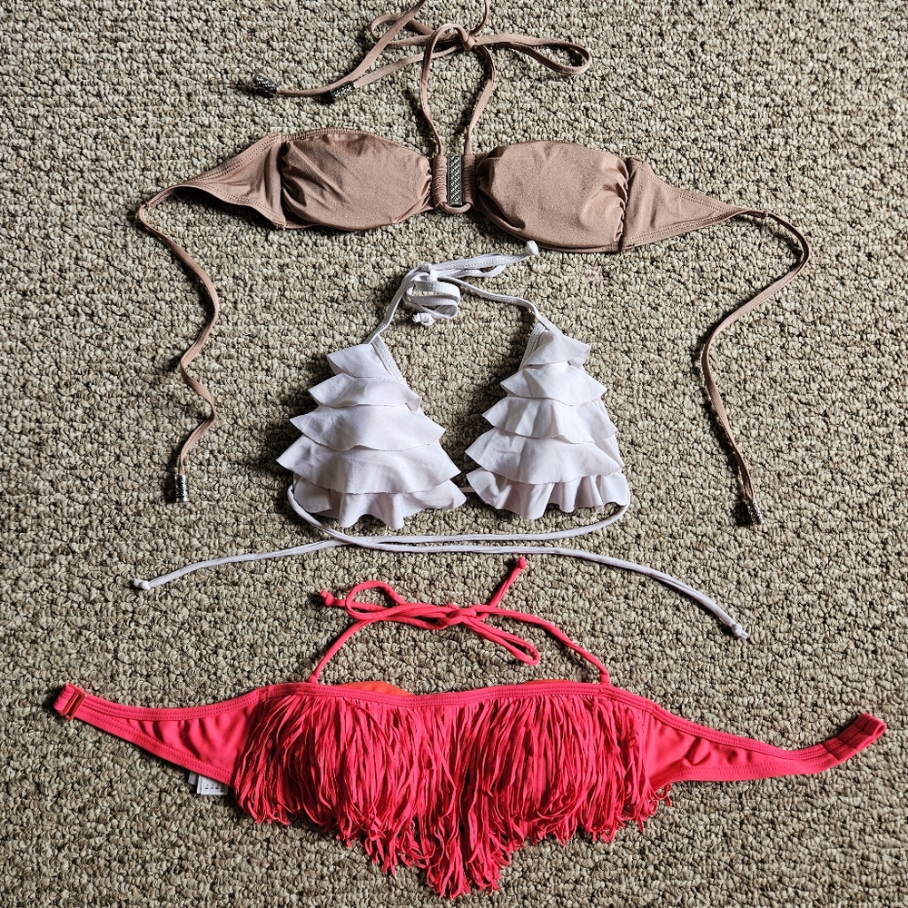 ** 3 pcs** Womens Bikini Tops bundle/ Swimsuit / Swimwear